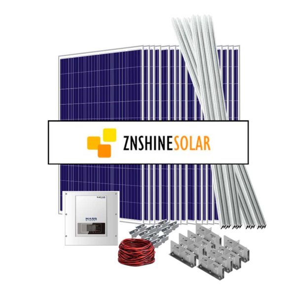 Aurinkopaneelipaketti 4.48 kW rivipeltikatolle - ZnShine