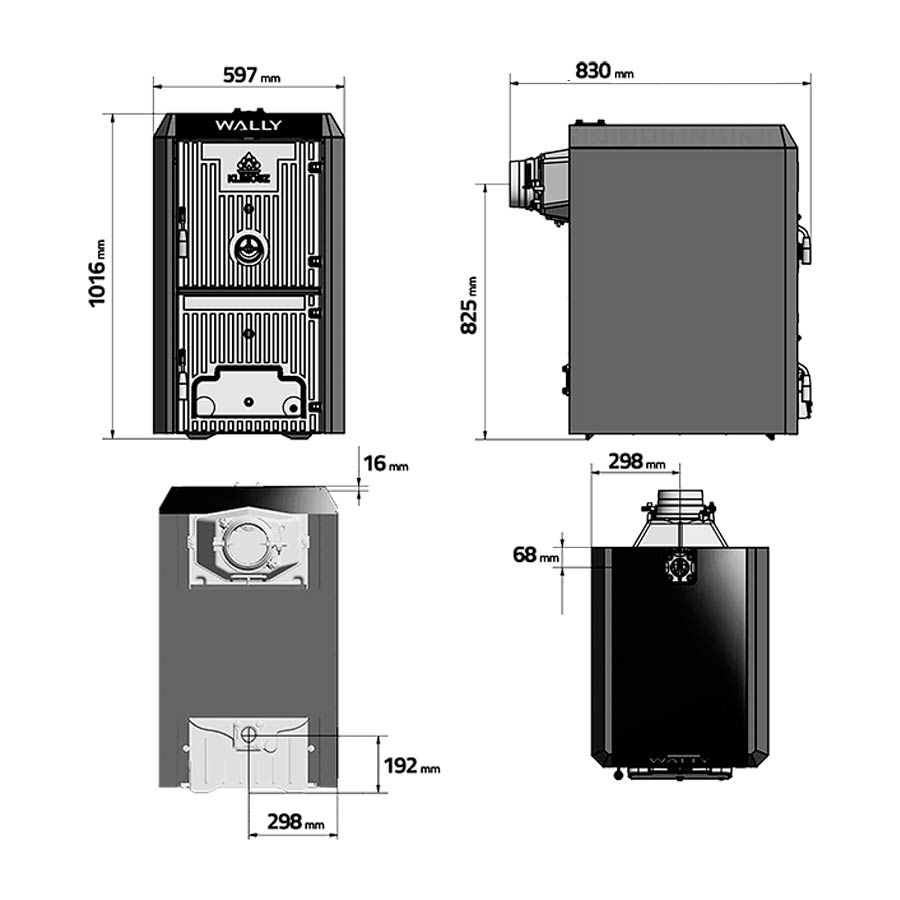 Wally 34 S valurautapuukattila Wally 34 S valurautapuukattila