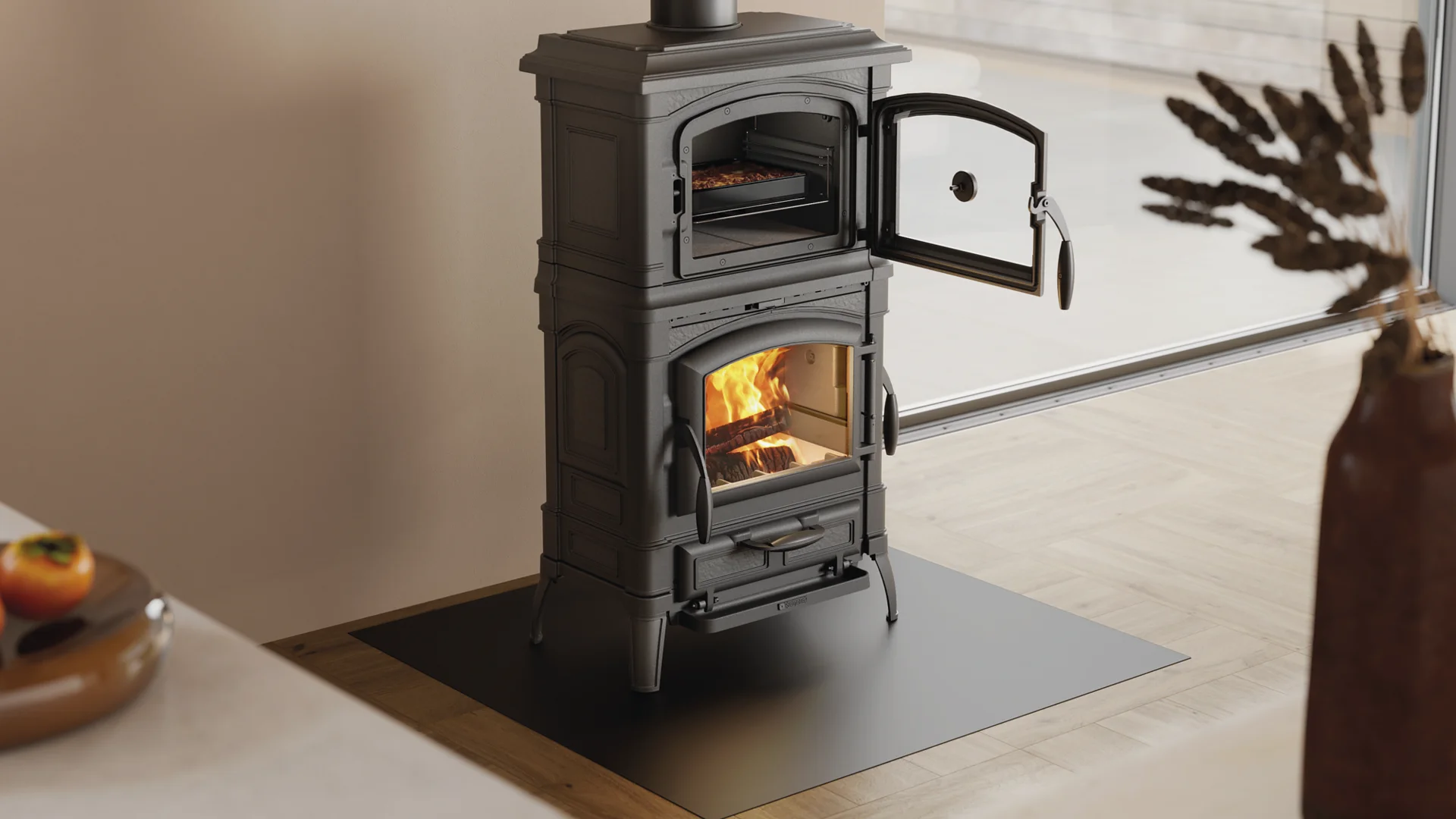 ISETTA FORNO - Valurautakamiina uunilla ISETTA FORNO - Valurautakamiina uunilla