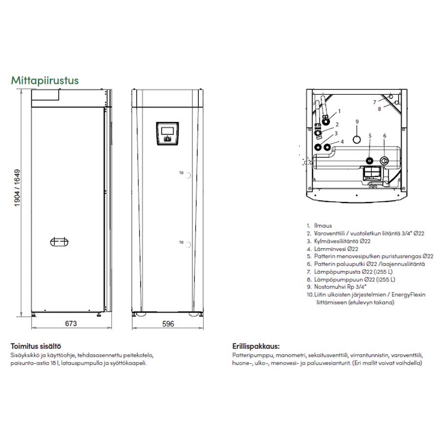 CTC EcoZenith i255 II - Hybridi älyvaraaja CTC EcoZenith i255 II - Hybridi älyvaraaja