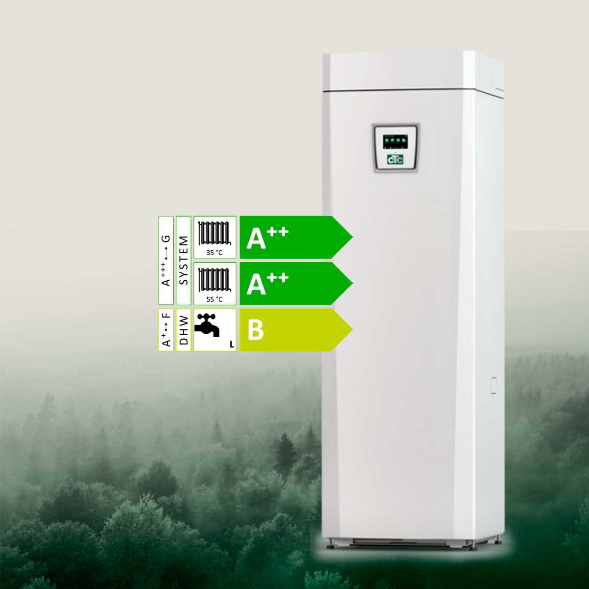 CTC EcoZenith i255 II - Hybridi älyvaraaja CTC EcoZenith i255 II - Hybridi älyvaraaja